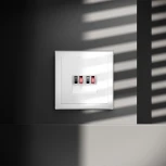 Акустическая розетка (белый глянцевый) Voltum S70 VLS060301