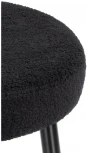 Барный стул Woodville Plato black fabric 15420