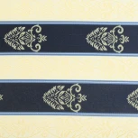 Банкетка Ретро с ящиком венге, ткань полоса синий от фабрики Mebelik