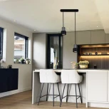 Подвесной светильник Reluce 16006-0.9-002IL GU10 BK (220V, на проводе)