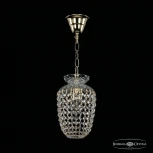 Подвесной светильник Bohemia 1477 14771/15 G (220V, хрусталь, на цепи, шар)