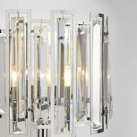 Настольная лампа Bogate's Cella 01147/1 хром (220V, хрусталь, выключатель, круглые)