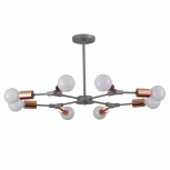 Потолочная люстра на штанге Evoluce Palare SLE106403-08 (220V, молекулы)