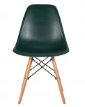 Стул обеденный DSW (ножки светлый бук, цвет тёмно-зеленый (G-13))