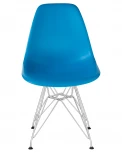 Стул обеденный DSR (ножки хром, цвет голубой (BE-02))