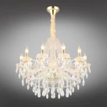 Подвесная люстра Koletta APL.755.13.10 (220V, хрусталь, подвески, на цепи, свеча)