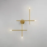 Настенное бра Traverse Wall Gold H83 ImperiumLoft Traverse-Wall01 (207739-26) (220V, асимметрия)