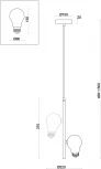 Подвесной светильник Freya Evidence FR5372PL-02BS (220V, на проводе)