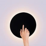 Настенный уличный светильник Arte Lamp A4506AL-1BK (LED, 220V, сенсорный выключатель, круглые, IP65)