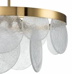 Люстра потолочная на штанге Bianco V000013 (12018/8R Brass) (220V)