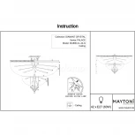 Подвесная люстра Maytoni Palace DIA890-CL-42-G