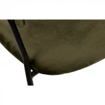 Стул Turin бирюзовый с золотыми ножками