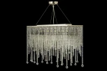 Подвесная большая люстра Arti Lampadari Milano E 1.5.70X25.105 N (220V, хрусталь, на тросе)