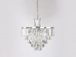Подвесной светильник Newport 31100 31114/S nickel (220V, хрусталь, на цепи)