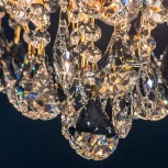 Люстра потолочная на штанге Mona 1128/6 E27*60W French Gold