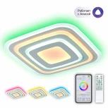 Потолочный светильник RGB Citilux Триест CL737A080E (LED, 220V, пульт управления, управление смартфоном, голосовое управление, умный дом - Алиса, Маруся, Сири)