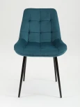 Стул MyFar Феникс пыльно-синий велюр MF1033-1