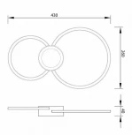 Настенный светильник Mantra Mural 6230 (LED, кольцо)