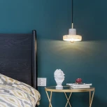 Подвесной светильник Stone Pendant White ImperiumLoft Marble01 (101775-26) (220V, на проводе, круглые)