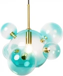 Подвесной светильник Loft It Bolle 2027-P6 Blue mini (220V, на проводе, шар, молекулы)