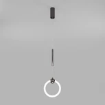 Подвесной светильник Eurosvet Rim 90165/1 черный жемчуг (LED, 220V, на проводе, кольцо)
