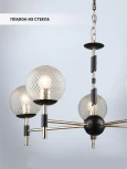 Подвесная люстра Wedo Light Kameliya WD3624/5H-FGD-BK-WT