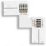 Соединитель угловой L для светодиодной ленты Ambrella Illumination GS6751 5050 12/24V (5 конт.)