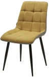 Стул CHIC VF-06/ VF-20 желтый/ серый, ткань/ черный каркас M-City 628M03702