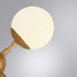 Потолочная люстра на штанге Arte Lamp Bolla A1664SP-12GO (220V, шарики, молекулы)