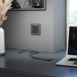 Рамка на 1 пост Elite (графит, стекло) Werkel W0012440 (a057878)