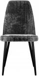 Стул DikLine 326 микровелюр M14 серый, ножки черные