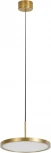 Подвесной светильник светодиодный Newport 3510 3511/S brass (220V, на проводе, круглые)