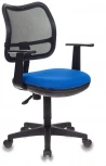 Кресло Бюрократ Ch-797AXSN черный сиденье синий 26-21 сетка/ткань крестовина пластик
