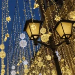 Светодиодная гирлянда Feron 41621 CL08 линейная, статичная, 60м + 3м желтый c питанием от сети