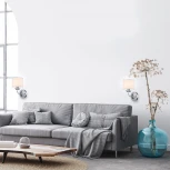 Бра Bovilla 10175/1A E14*40W Chrome (220V, круглые)