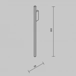 Бра Maytoni Серия - 245 MOD245WL-L24BSK (LED, 220V)