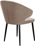 Стул DikLine 355 микровелюр Z128 бежевый, ножки черные