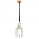 Подвесной светильник Omnilux OML-910 OML-91006-01 (220V, бук, на проводе, круглые)