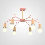 Потолочная люстра на штанге Les Color D80 Pink Imperiumloft ﻿Lesc_01 (220512-23)