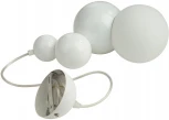 Подвесной светельник Lumion Blasen 6565/1A белый/белый матовый/металл/стекло E27 1*40W 220V (на проводе, шарики)