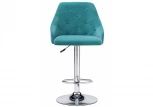 Барный стул Woodville Laguna blue velour 11714