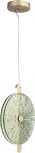 Подвесной светильник ST Luce Wasi SL6141.323.01 бронза/зелёный LED 1*11W 4000K (220V, на тросе, круглые)