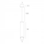 Подвесной светильник Arte Lamp Altais A6110SP-2WH (LED, 220V, на проводе, круглые)