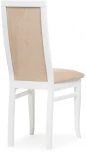 Деревянный стул Woodville Давиано бежевый велюр / белый 515978