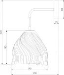 Бра Eurosvet Sinki 40075/1 белый (220V)