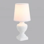 Настольная лампа Lumion Bianka 8163/1T белый, керамика/текстиль E14 1*40W 220V (выключатель)