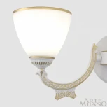 Бра с выключателем Arte Milano AM342837 342837/2W WT+G (220V)