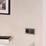 Рамка на 2 поста Favorit (латте, стекло) Werkel W0021142 (a058819)