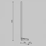 Торшер Maytoni Combo MOD214FL-L20B3K (LED, 220V, выключатель)