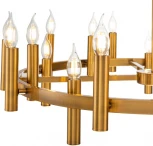 Потолочная люстра большая на штанге Leonardo 2156/05/20P Stilfort (220V, свеча)